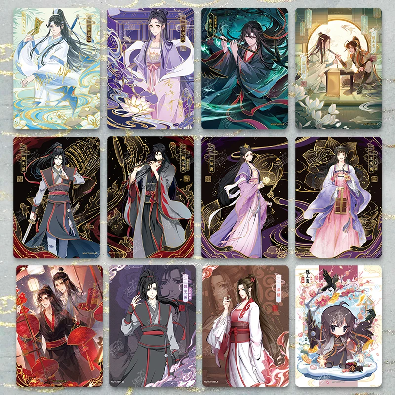 Original KAYOU Animation MoDaoZuShi Cards Drunk Dreams Wei Wuxian Lan Wangji Signature Card Collection Card Master Devil