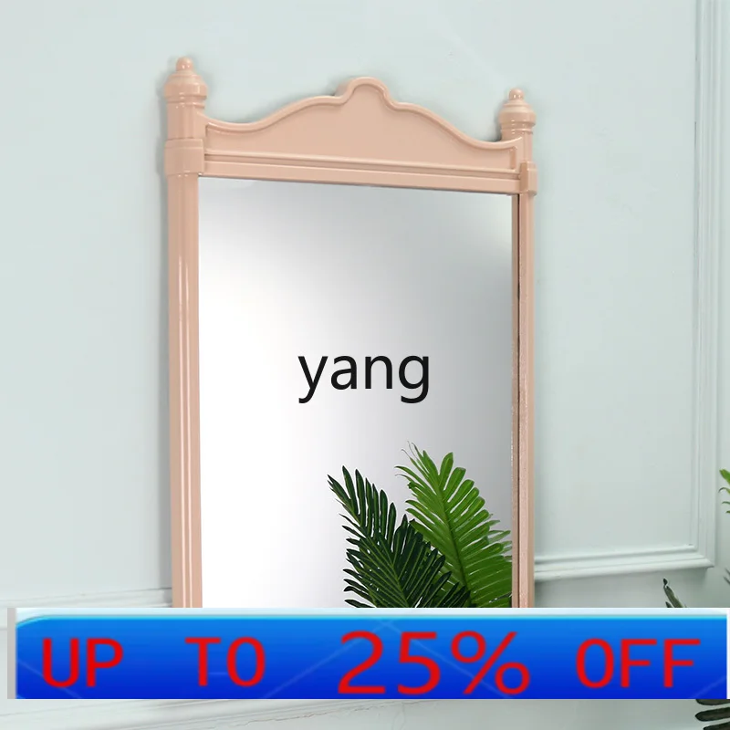 LTT retro bathroom mirror aluminum alloy frame high definition mirror intelligent induction