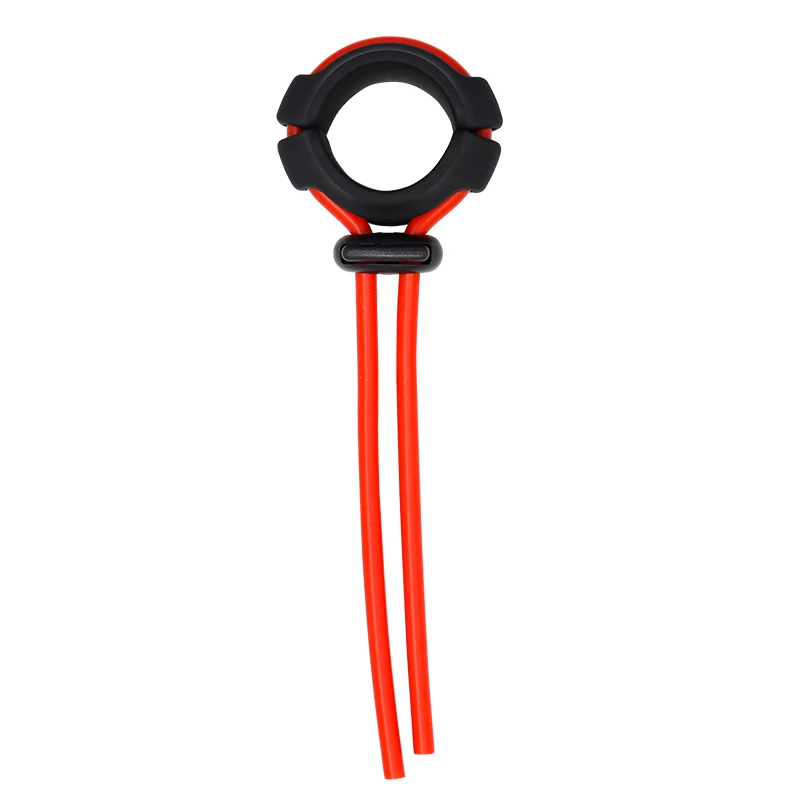 Silicone Penis Ring Rope Chastity Delay Cock Scrotum Adjustable Rope Lasting Cockring Buckle for Adults Men Ejaculation Delay