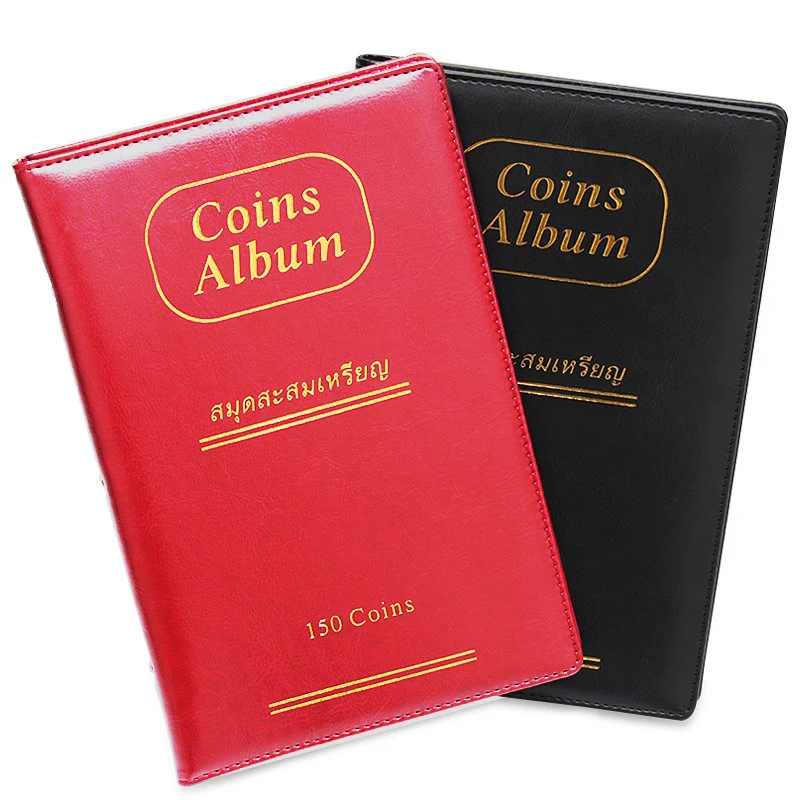 150 Pockets Coin Collection Holder Collection Pennies Books Storage Album Quarter Holder Europe Money Book Royal Large
