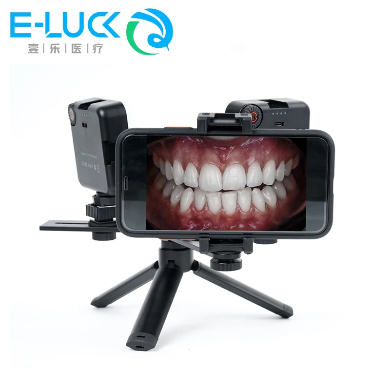 Dental Oral Filling Light Photography Kit With CPL For Dental Lighting & Brightness Adjust Dentistry Equipment