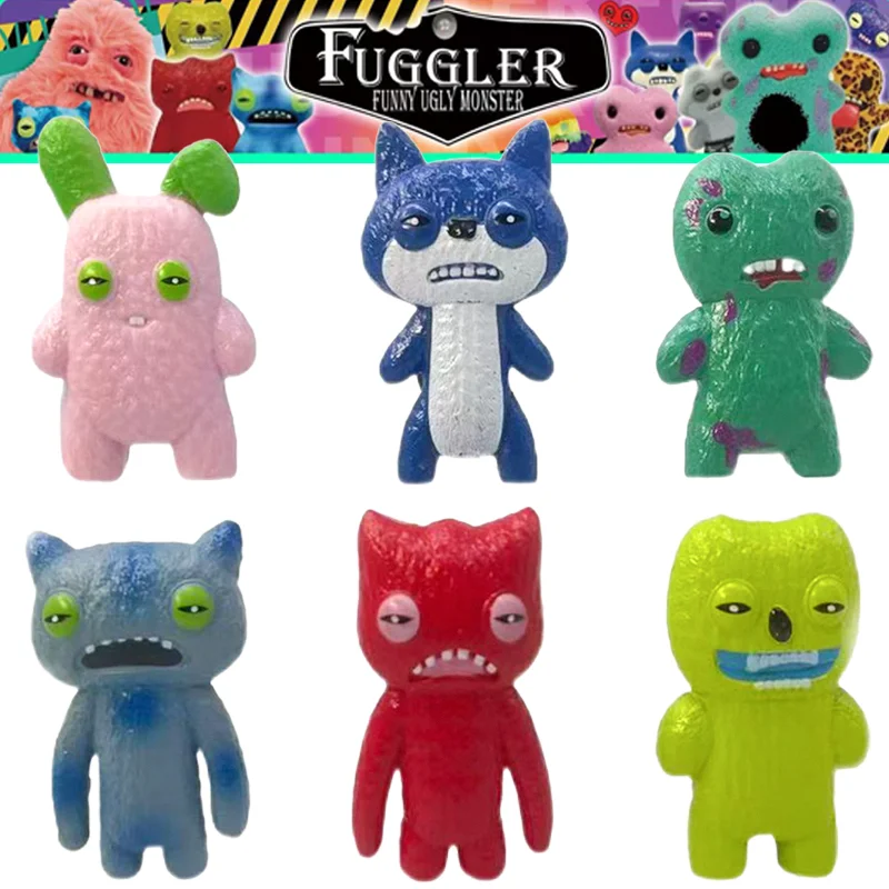 

Original Fuggler Figure Toys Blind Box Funny Ugly Tooth Monsters Fugglers Action Figurine Collectible Model Dolls Gift Kids