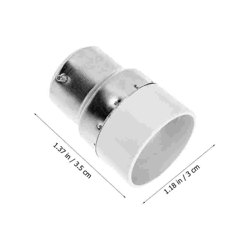 6 Pcs B22 to E14 Light Socket Adapter PC Copper Bulb Base Converter Anti Burning Corrosion Resistant Safe Proof