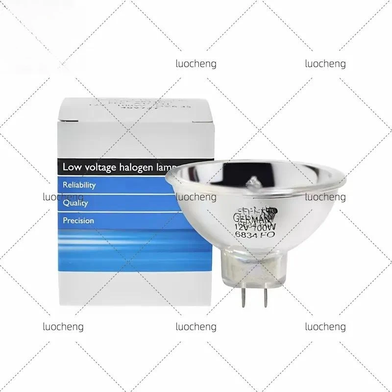 For 6834FO Microscope Projector Tungsten Halogen Lamp Cup 12V100W EFP Fiber Halogen Lamp For 409737