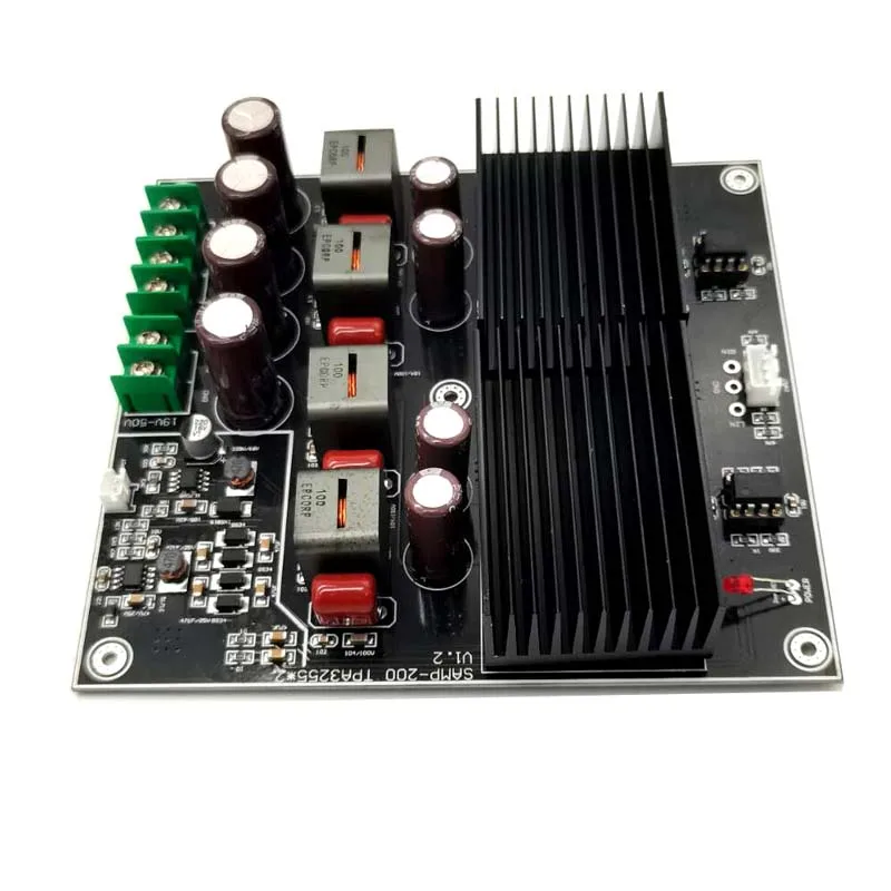 Imagem -05 - Placa de Amplificador de Potência de Canais de Alta Potência Dlhifi Samp200 600w Mais 600w Tpa3255 Duplo