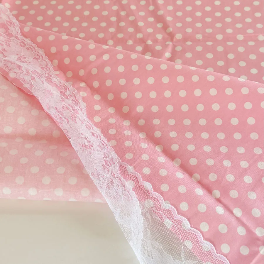 Cute Pink Lace Plaid Tablecloth with Plush Ball for Kitchen Dining Table Rectangular Table Covers Christmas Decorations for Home