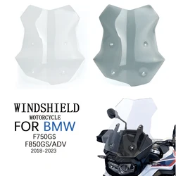 Touring Windshield For BMW F850GS F750GS Motorcycle Windscreen Heighten Wind Deflector Protector Front Cowl F 850 GS F 750 GS