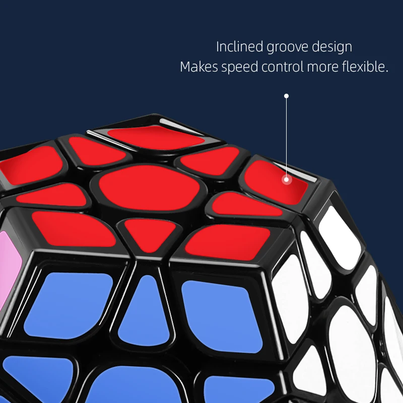 SENGSO Megaminx 2x2 3x3 Speed Cube |12-Sided Stickerless Puzzle Smooth Rotation| Competition Cube for Beginners / Experts