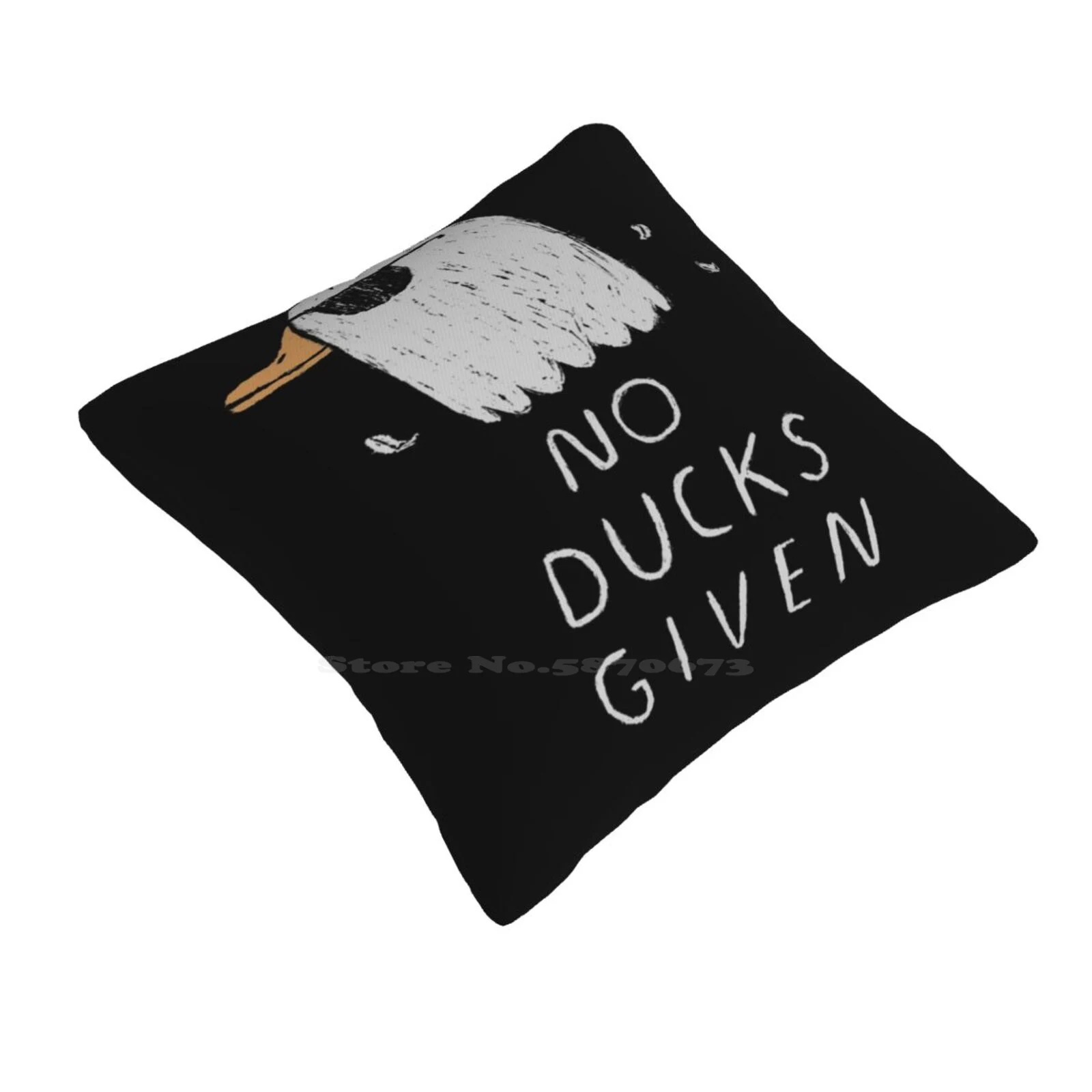 No Ducks Given Bedroom Office Hug Pillowcase Duck Pun No Ducks Given Give No Ducks No Given Ducky Duck Feathers Cute Animal