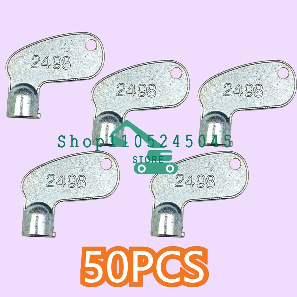 

50 шт. ключей зажигания 2498 (8-94402498) для оборудования Kobelco, TCM, Bomag, Magnum, абсолютно новые
