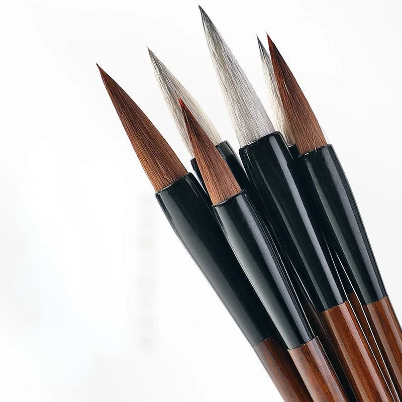 3PCS Assorted Size Chinese Calligraphy Writing Brush Pens for Students