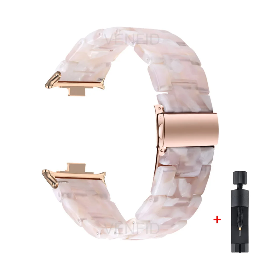 Resin Strap For Xiaomi Mi Band 8 Pro/Mi Band 9 Pro Women Men Watch Band Loop For Redmi Watch 4/Redmi Watch 5 With Free Tool