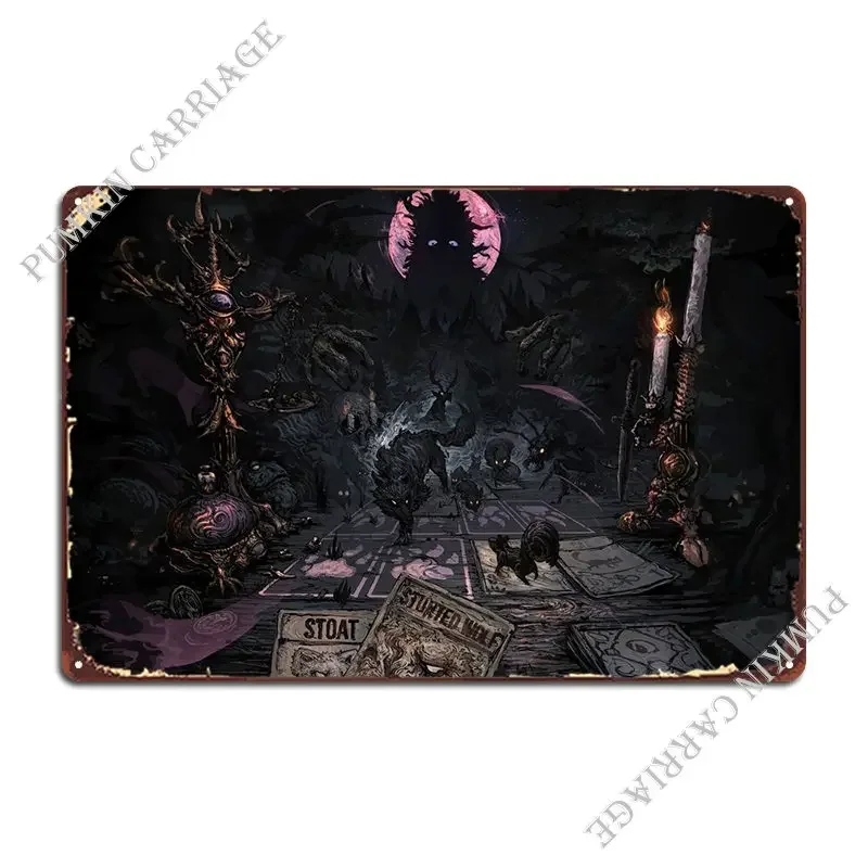 Inscryption Cover Metal Plaque Poster Rusty Party Design Cinema Tin Sign Poster