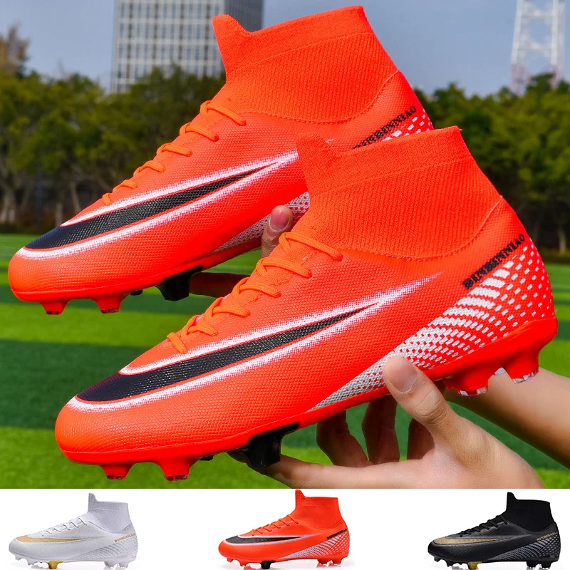 

2024 Football Boots For Children Comfortable Soccer Shoes Society Outdoor Soccer Cleats For Men Ag Fg Tf Hot Sale Free Shipping