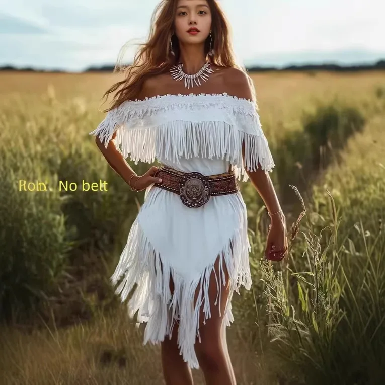 Sexy Fringe Irregular Dress Dresses Spring Summer Women Bodycon Jumpsuit Playsuit