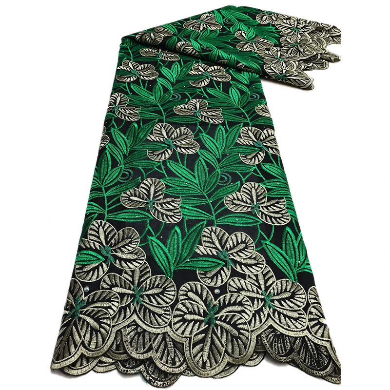 Dentelle Suisse de Luxe 2026 en Voile avec Broderie Florale 3D, Tissu en Coton Nigérian Africain pour Robes de Mariage et de Soirée pour Femmes