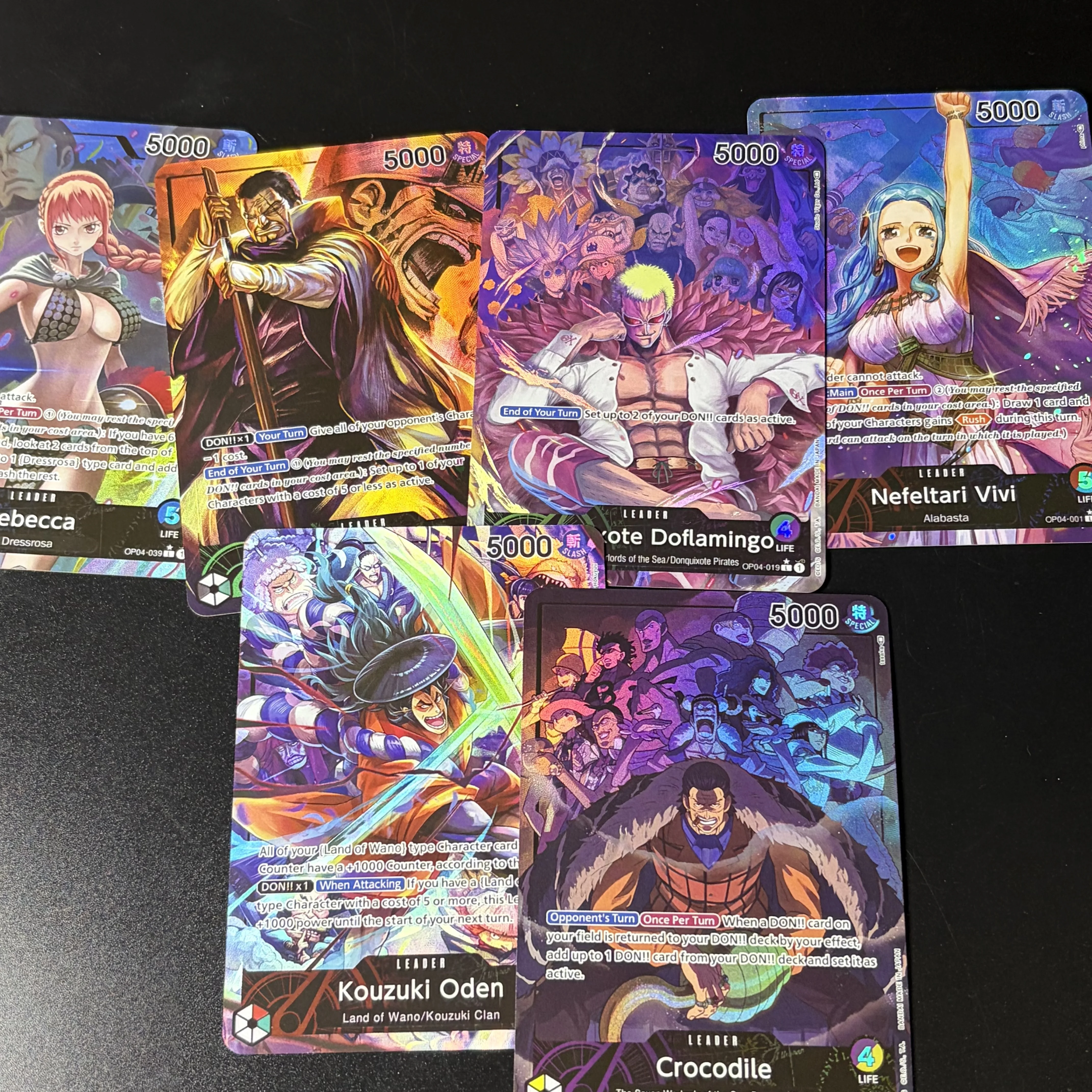 54PCS One Piece Leader Whole Box Card Paramount War-Edward Newgate/Marco Luffy Zoro TCG Alternate Art Anime Game Proxy Cards