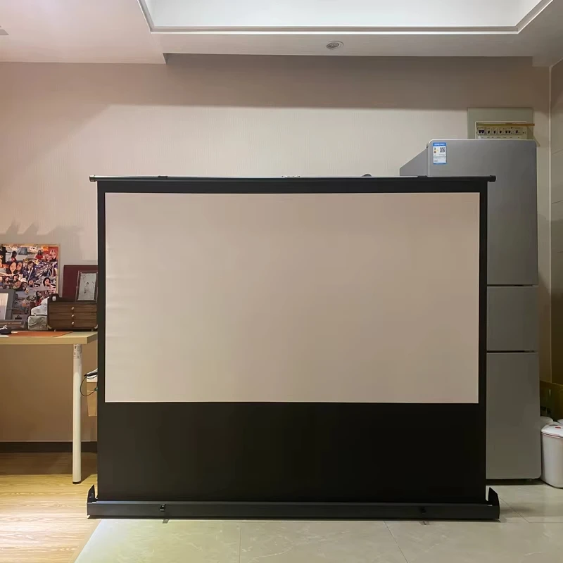 Stand Projection Screen 60 72 84 92 100 110 120 inch Portable Projection Screen