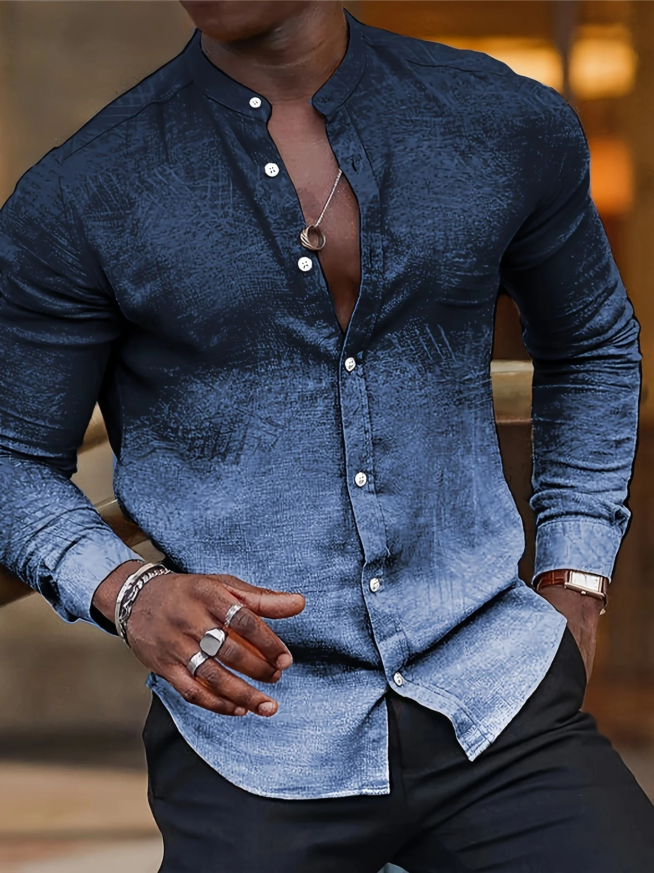 

Mens Shirts Tops Lapel Long Sleeve Mens Casual Shirts Mens Daily Resort Streetwear