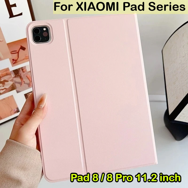 

Чехол-подставка из искусственной кожи для Xiaomi Redmi Poco Pad 2 Pro 12,1 дюйма SE 11 дюймов MiPad 8 7 6 Pro 11,2 дюйма 2025 Tablet Противоударный защитный чехол