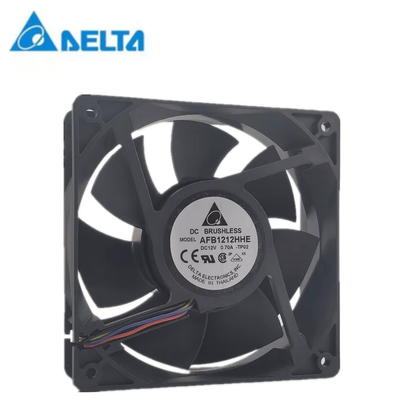 New delta AFB1212HHE 12V 0.70a 12038 12cm temperature control and speed measurement chassis cooling fan