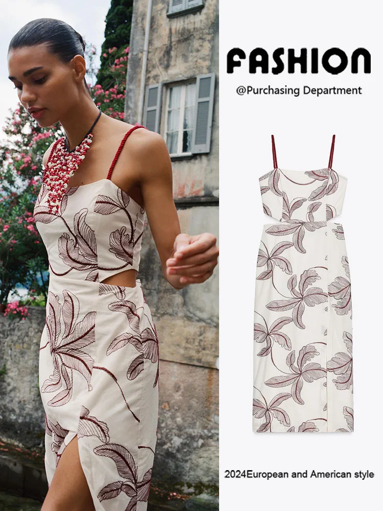 Faionable Embroidered Bal Midi Dr New Summer 2025 Women's Clothing Holiday Sle Hollow out Design Ele Gown