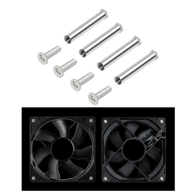 Viti per computer desktop per notebook con ventola per computer da 25 mm spessore