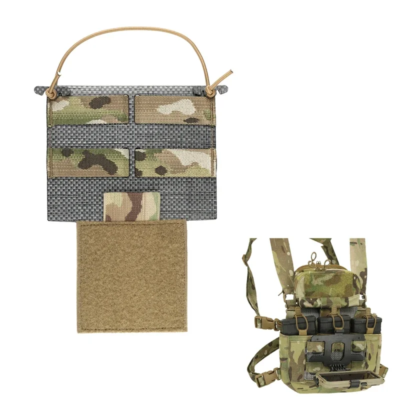Tactical Vest Chest Platform Plate Molle Chest Hanging Attachment Plate T Type Chest Expansion Board
