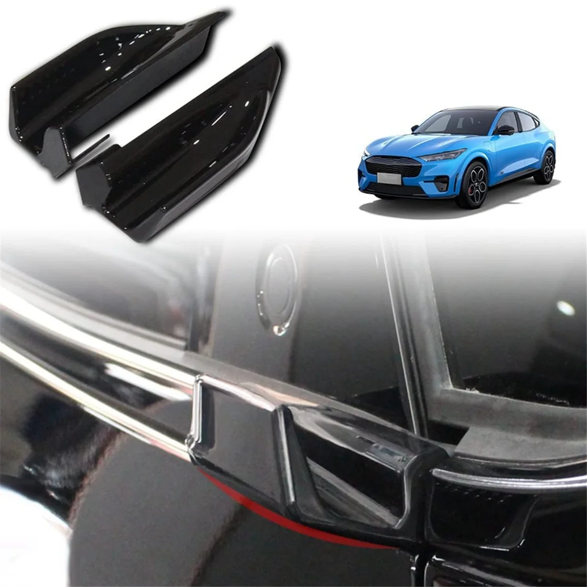 A02Q-Exterior Door Handle for Ford Mustang Mach-E 2021-2024 Rear Left Right Door Handle Accessories