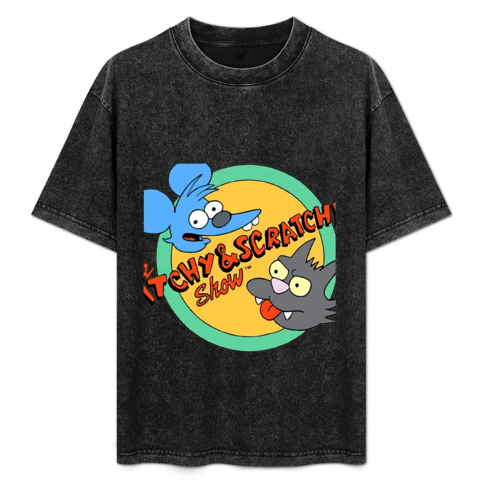 The Itchy and scratchy Cartoons T-Shirt Soft Durable Cotton T-Shirt