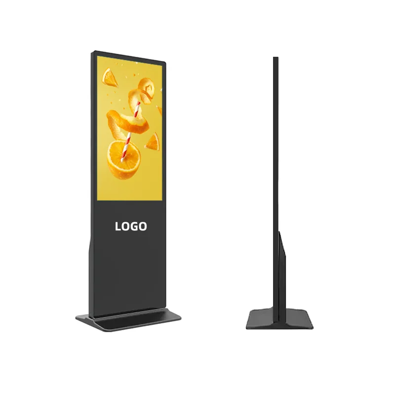 custom.32 43 50 Inch Indoor Vertical Digital Signage Displays Android 10 1GB RAM 32GB Storage Digital Advertising Display Screen