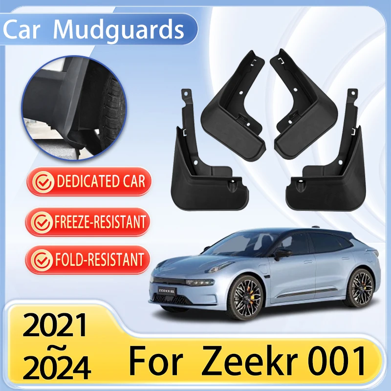 

Car Mudguards Parts For Zeekr 001 2021 2022 2023 2024 Mudflap Tool Splash Proof Fender Car Flare Cover Guard Auto Mud Accessorie