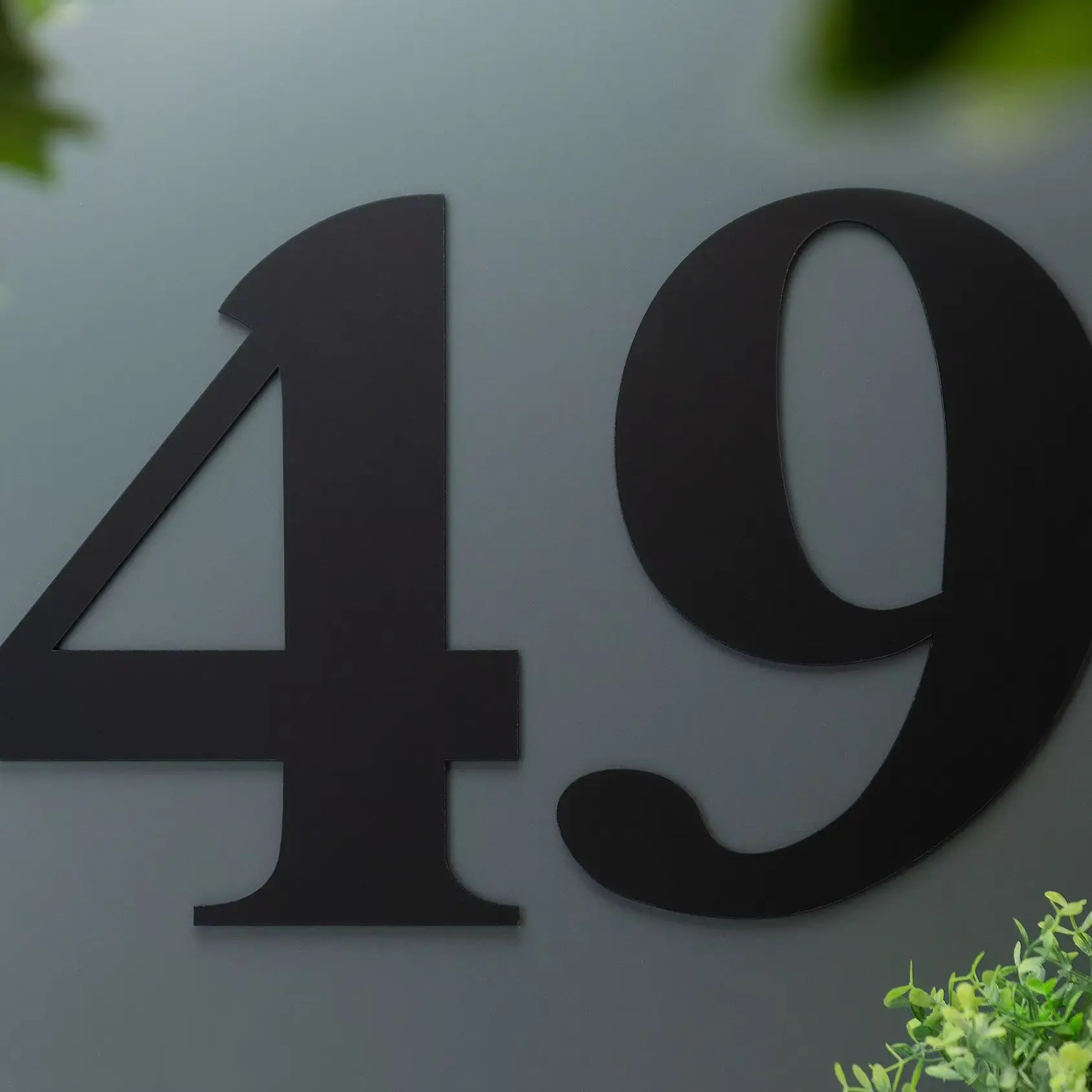 أرقام المنزل والحروف أرقام العناوين علامة منزل أكريليك 6 بوصة 8 بوصة 12 بوصة 14 بوصة أرقام المنزل الحديث آرت ديكو