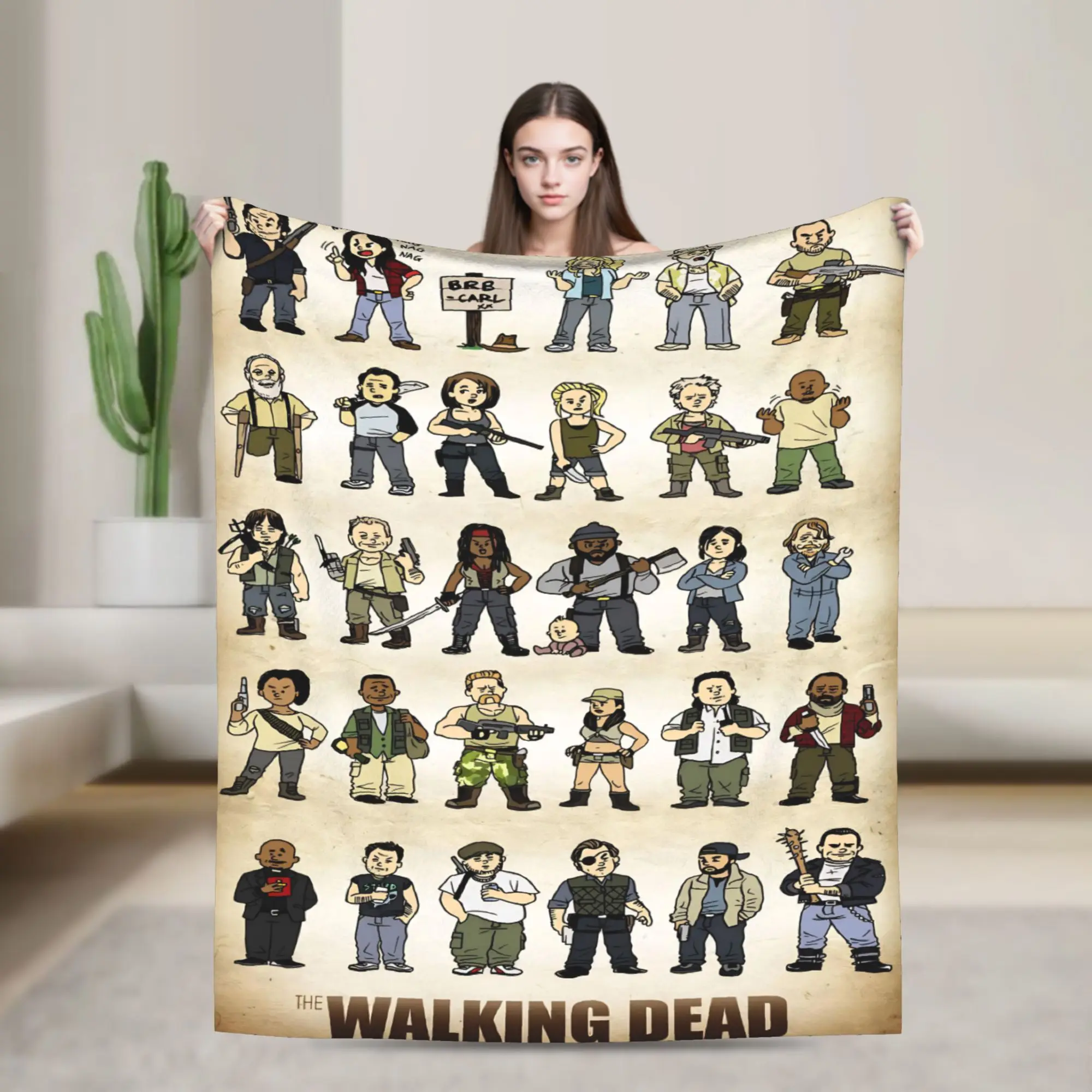 

Одеяло «Ходячие мертвецы», фланелевое дышащее теплое одеяло на весну/осень для дома, спальни, покрывала