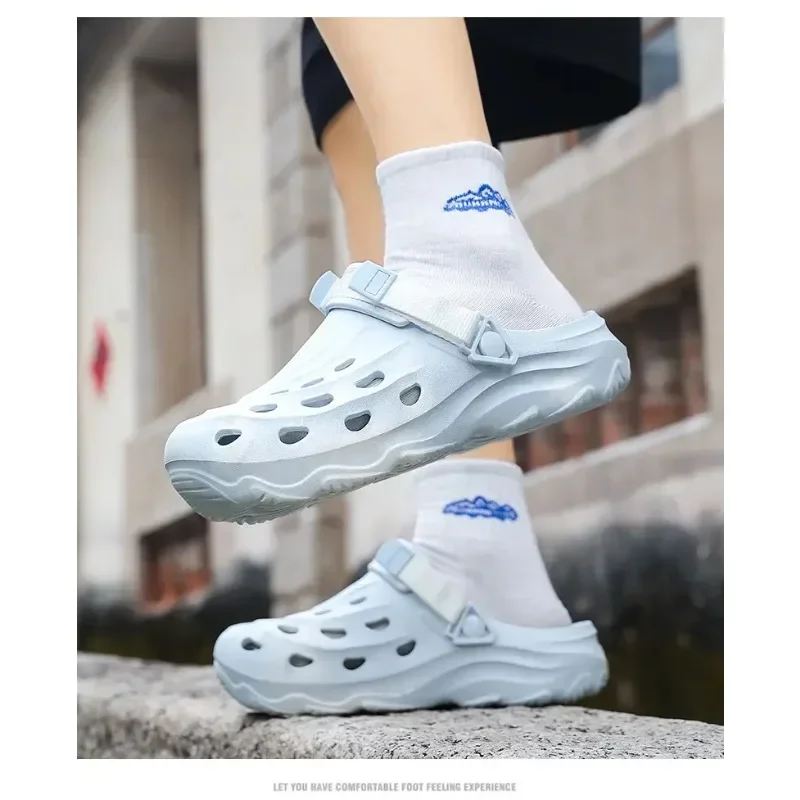 

2025 Summer Burst Outdoor Camouflage Thick Sole Waterproof, Anti-slip and Wear-resistant High-quality Leisure Slippers