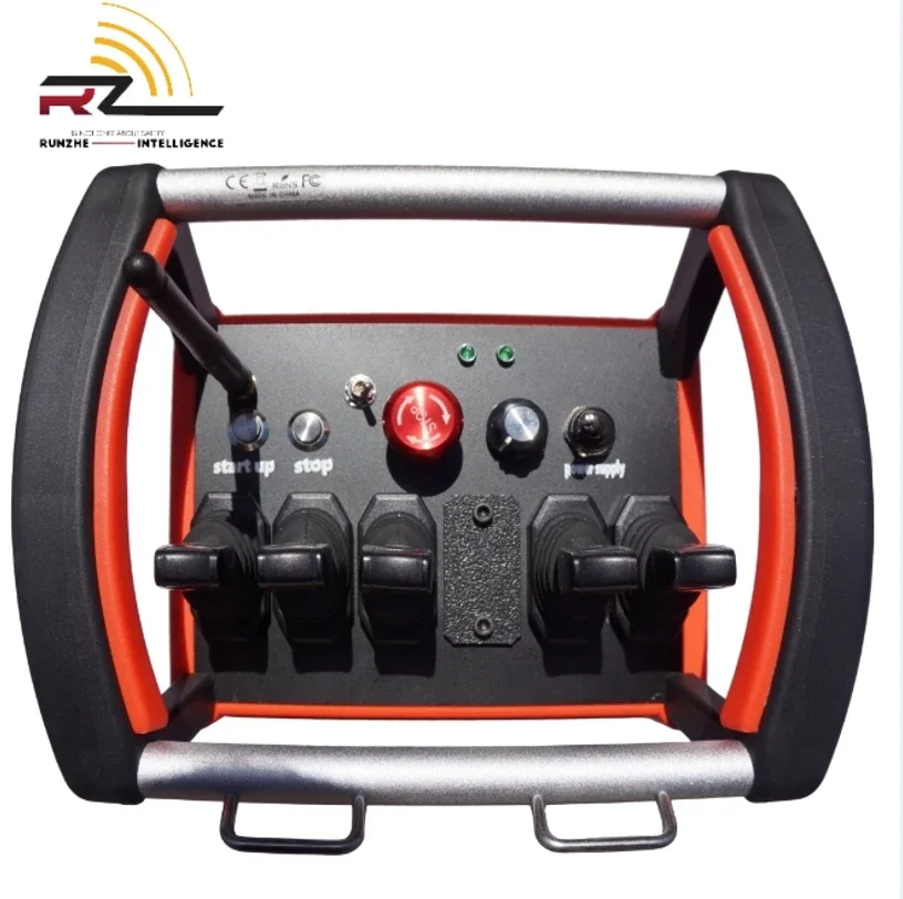 

5 Joystick wireless remote control radio Truck Cranes excavator Lifts Manipulator crane