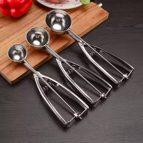 Multi-style Stainless Steel Ice Cream Scoop Ball Digger Handmade Ice Cube Mold Easy Demoulding Kitchen Accessories ice tray mold
