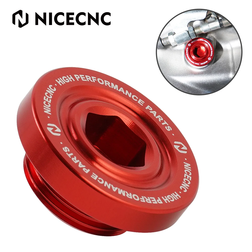 NICECNC ATV Oil Filler Drain Plug Cap Cover For YAMAHA Raptor 700 2013-2023 700R 2012-2023 2018 2017 YFM700 YFM700R Accessories