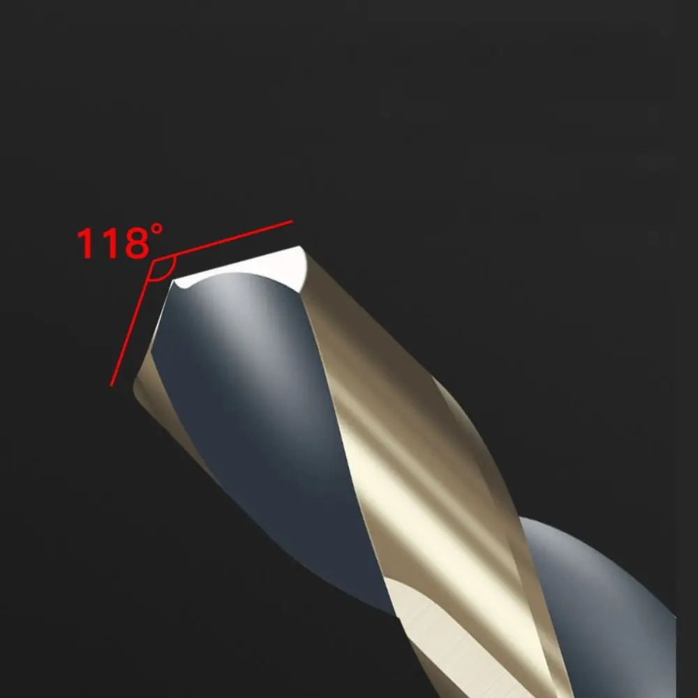 Portable 12mm-20mm Twist Drill HSS Spiral Cobalt Drill Bit Round Shank Durable Metal Drill Bits