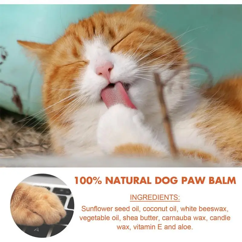 Pet Paw Care Cream Natural Healthy Pet Foot Protection Oil Pet Foot Care Cream Antifreeze Cracking Care Products For Cats Dogs