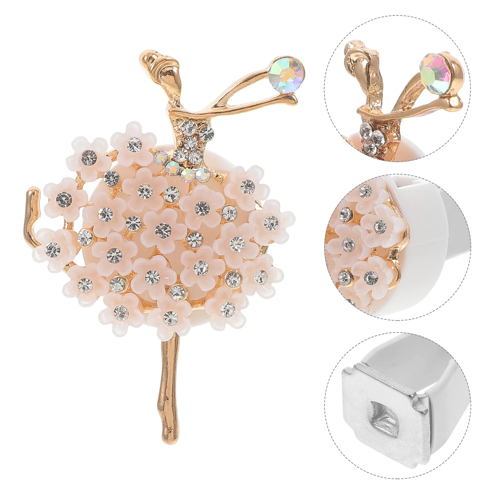 

Car Perfume Clip Decorations Interior Aesthetic Air Outlet White Resin Vent Accessories