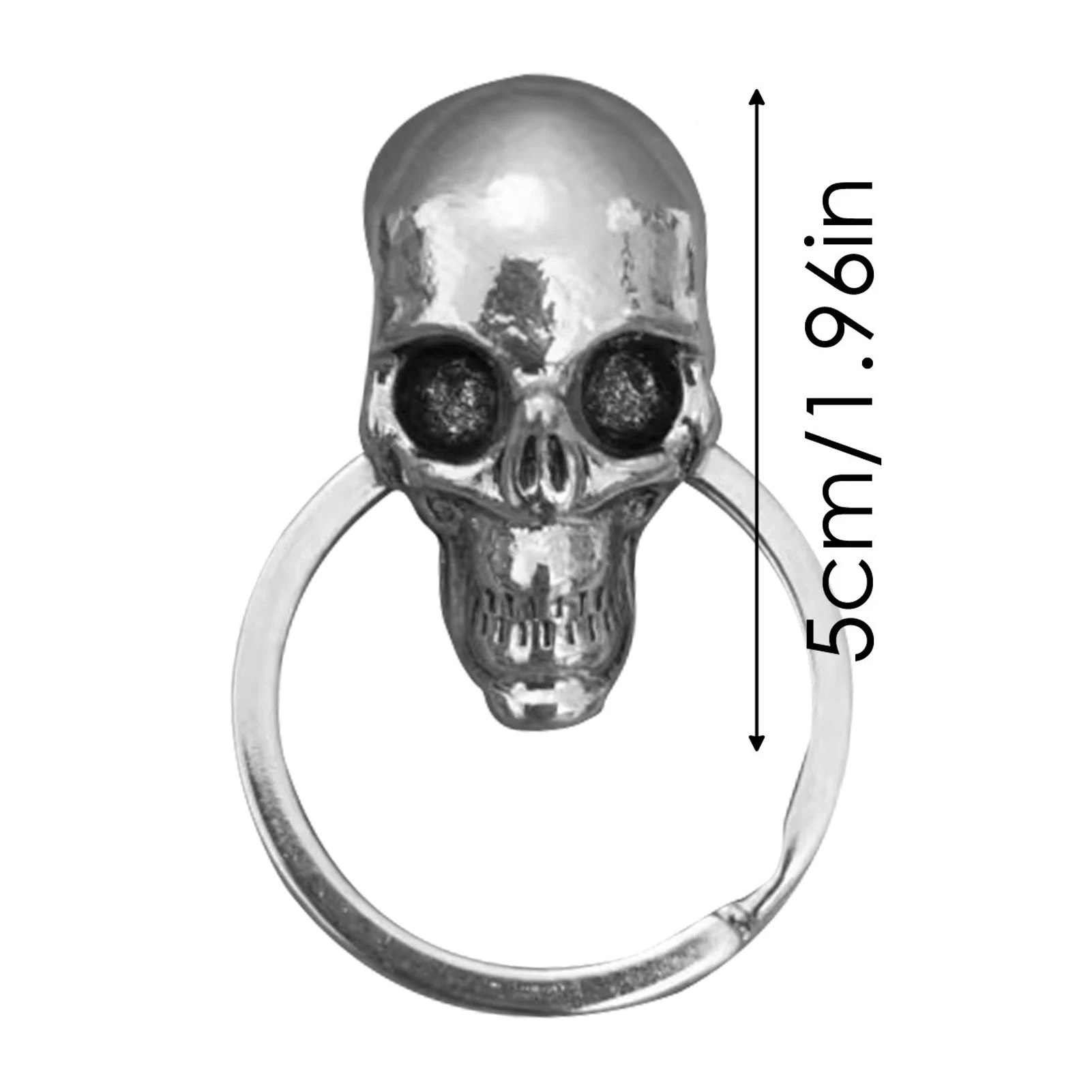 1 Uds. Cubierta de llave de calavera de demonio de Metal Retro cubierta de llave de latón cubierta de llave modificada Universal para motocicleta para la mayoría de llaves o regalo de Halloween