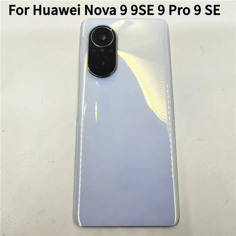 

Battery Back Cover For Huawei Nova 9 9SE 9 Pro 9 SE Rear Door Housing Back Case With Camera Frame Lens Repair Parts