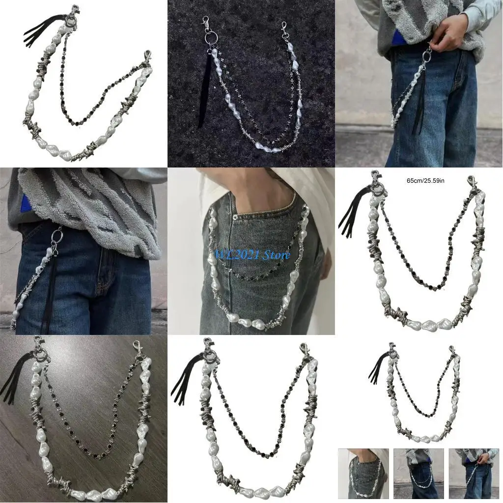 G5GC Metal Pearls سلسلة الخصر سلسلة من سبائك الملموس