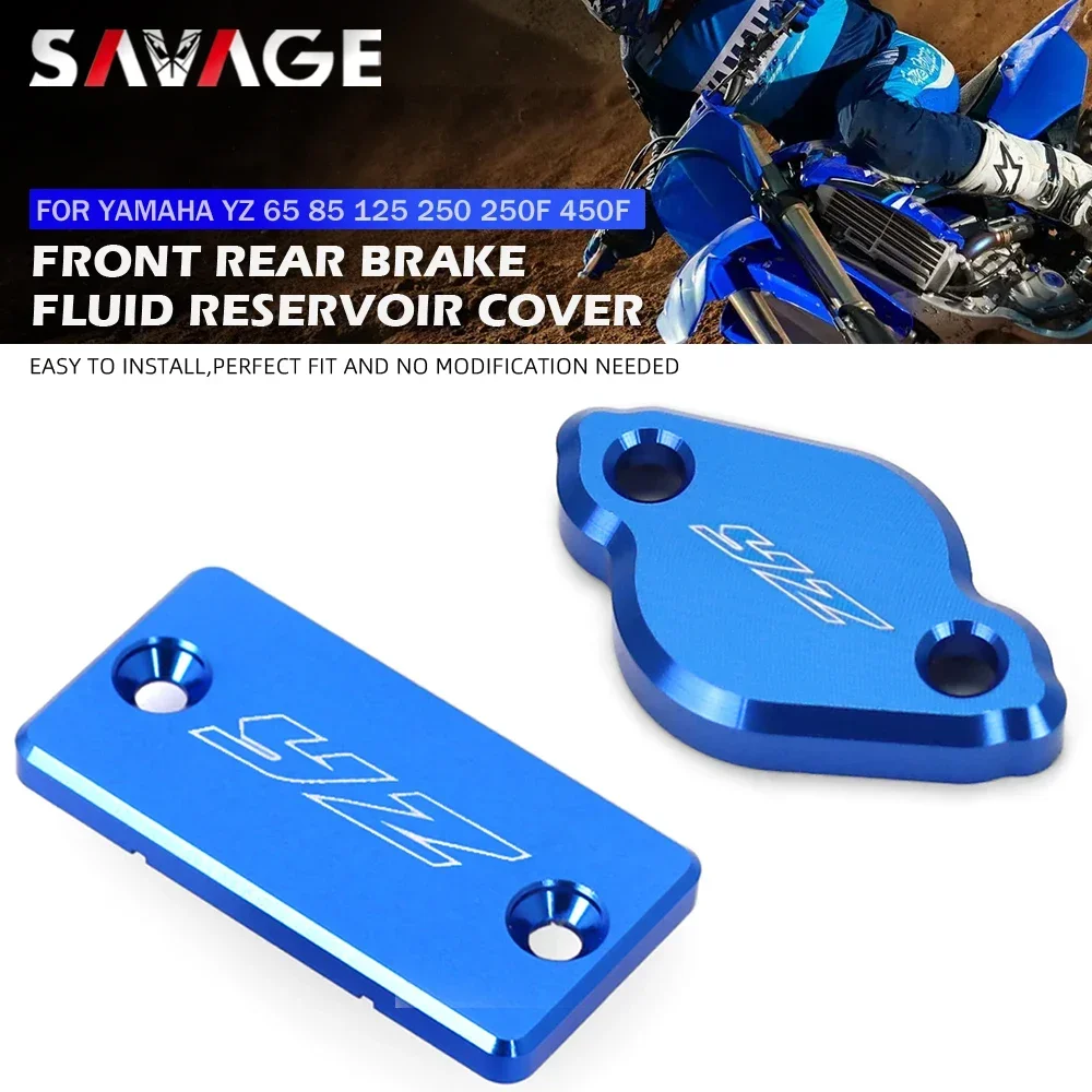 YZ Front Brake Fluid Reservoir Cover For YAMAHA YZ450F YZ250F YZ 250 125 65 YZ125 YZ85 Motocross Rear Brake Master Cylinder Cap