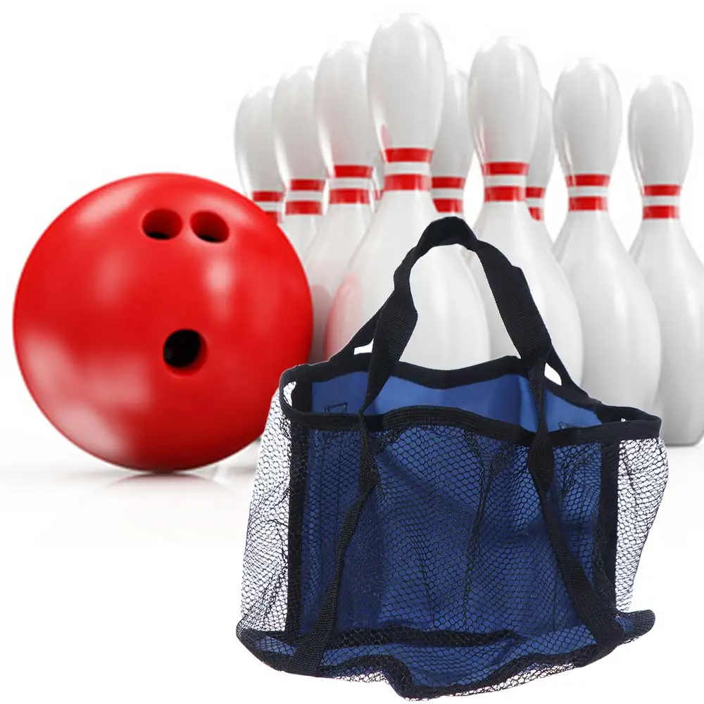 

Tote Bag Bowling Mesh Bag Oxford Cloth Carrying Case Bowling Ball Holder With Handle Lightweight Bowling Storage Bag