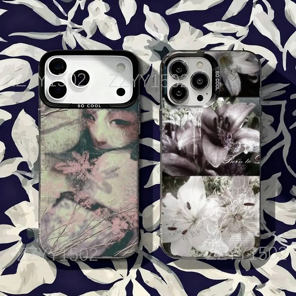 

Japanese Y2K Vintage Cyber Sigilism For iPhone 17,16,15,14,13,12,11,X,8,7,Pro,Max,Plus,SE4,Air,Mini Durable Hard Shell Matte