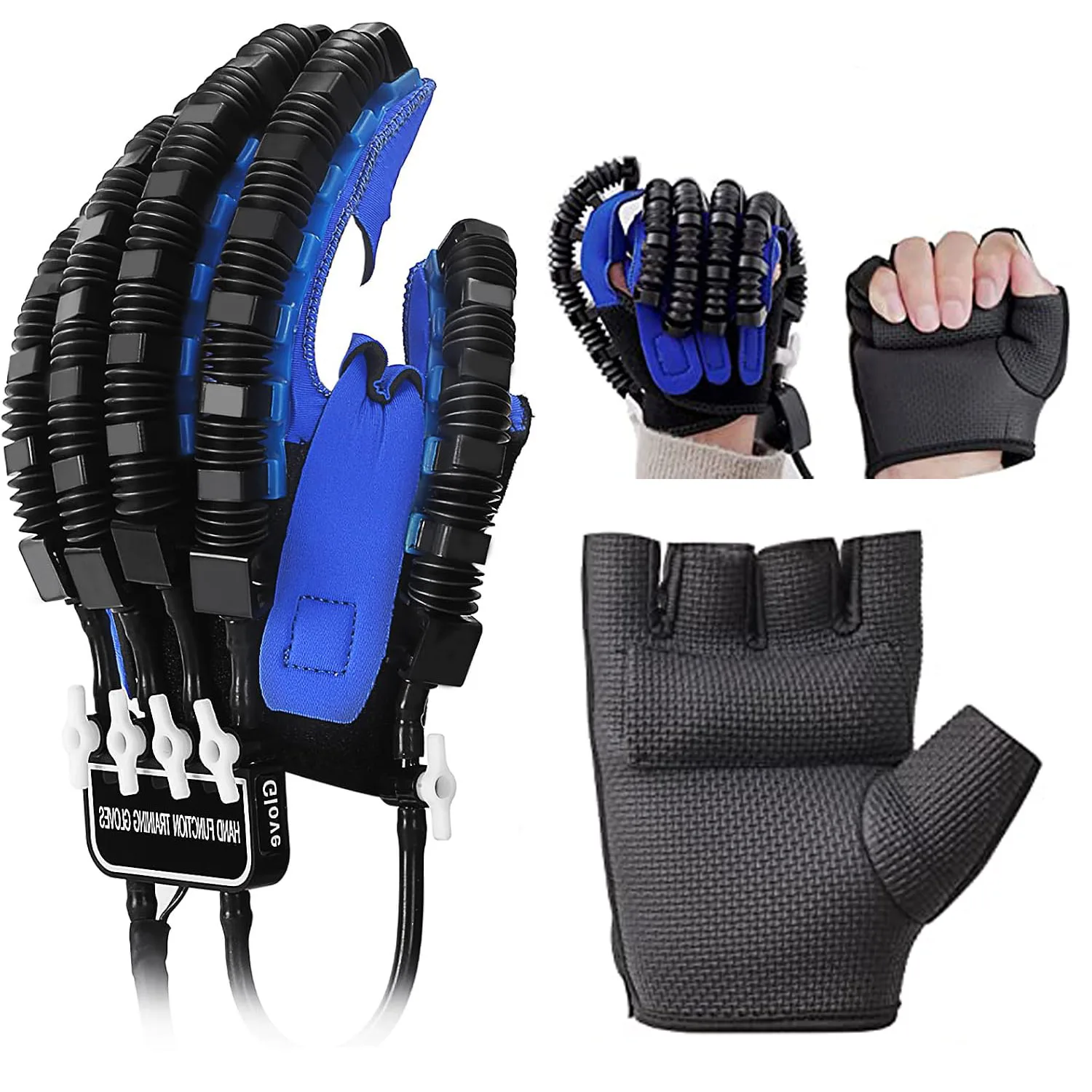 Replacement Gloves for Rehabilitation Robot Device Stroke Hand Recovery Gloves Hand Finger Training Replacement Glove No Machine