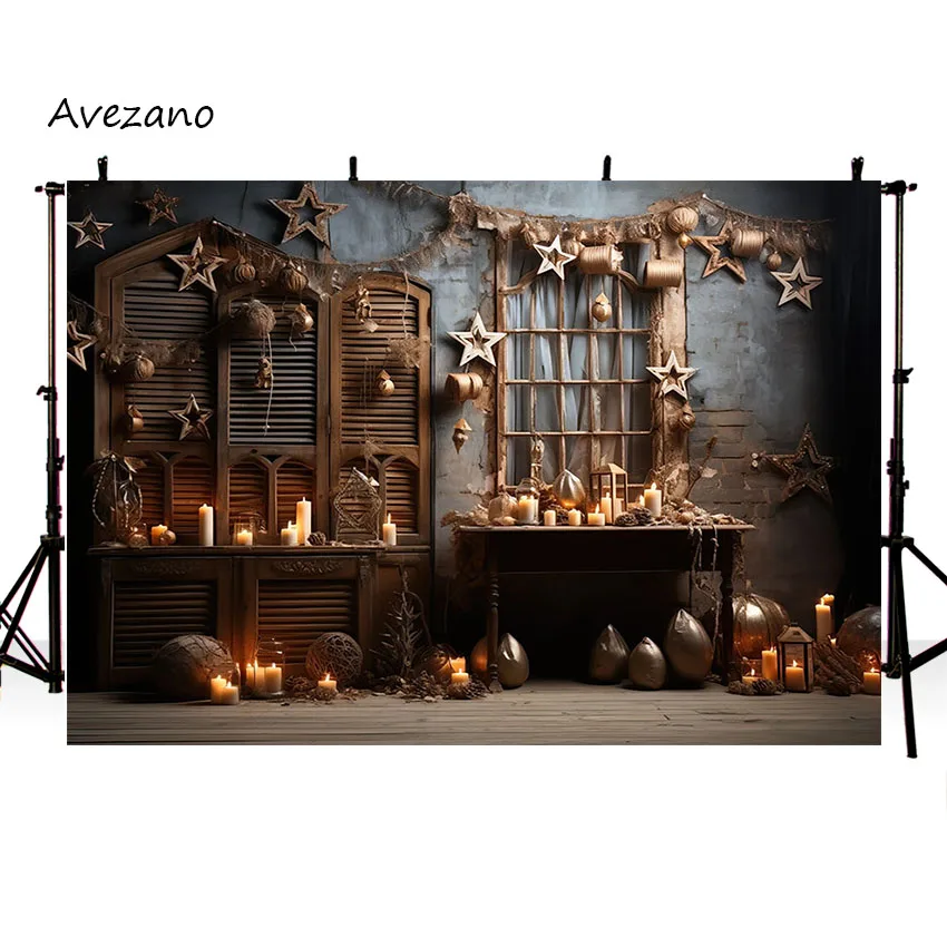 Mehofond 크리스마스 사진 배경 진저브레드 하우스, 빈티지 크리스마스 실내 어린이 초상화 사진 스튜디오