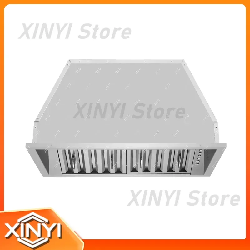 Commercial Grade Large Stainless Steel Outdoor Barbecue Range Hood Vented Exhaust System for Power Source